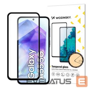 Защитное стекло Wozinsky  Wozinsky Tempered Glass Full Glue for Samsung Galaxy A55 with black frame 