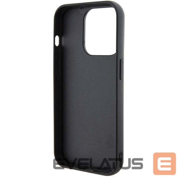Чехол на заднюю панель Karl Lagerfeld Karl Lagerfeld Gripstand Saffiano Karl&Choupette Pins case for iPhone 15 Pro - black