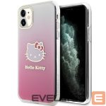 Чехол на заднюю панель Hello Kitty  Hello Kitty IML Gradient Electrop Kitty Head Case for iPhone 11 / Xr - Pink 
