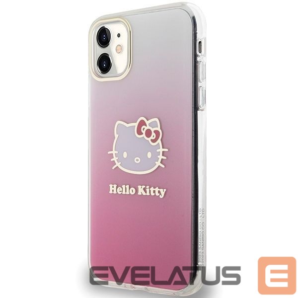 Чехол на заднюю панель Hello Kitty Hello Kitty IML Gradient Electrop Kitty Head Case for iPhone 11 / Xr - Pink