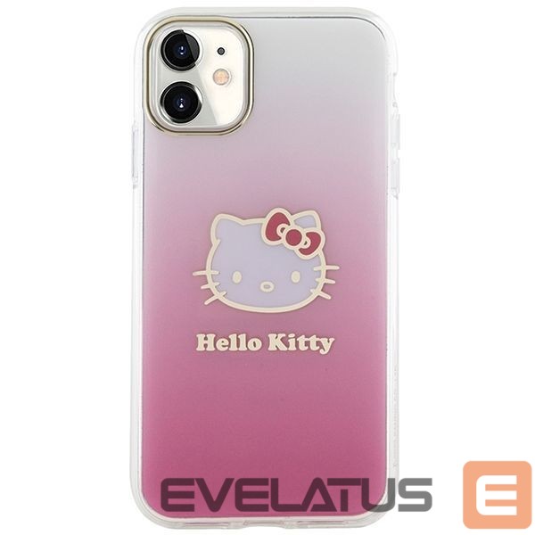 Чехол на заднюю панель Hello Kitty Hello Kitty IML Gradient Electrop Kitty Head Case for iPhone 11 / Xr - Pink