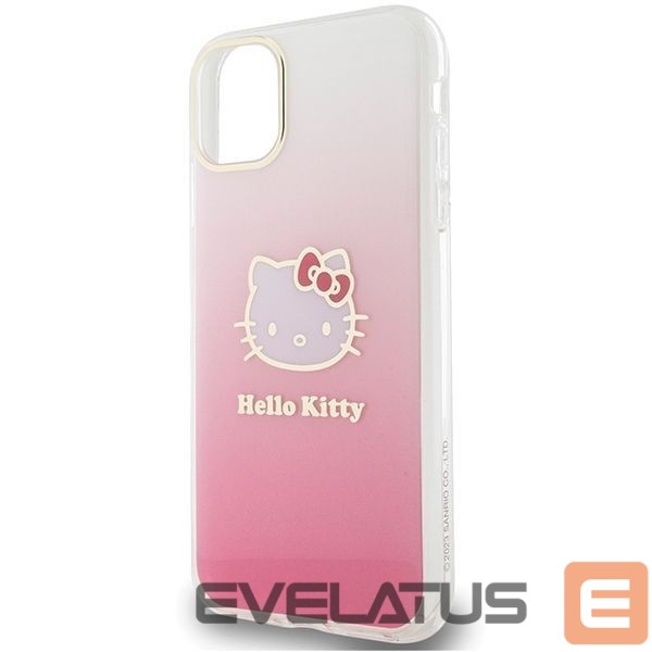 Чехол на заднюю панель Hello Kitty Hello Kitty IML Gradient Electrop Kitty Head Case for iPhone 11 / Xr - Pink