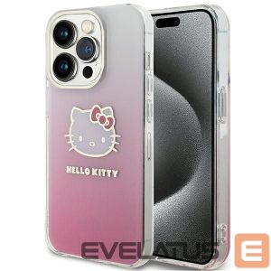 Чехол на заднюю панель Hello Kitty  Hello Kitty IML Gradient Electrop Kitty Head case for iPhone 14 Pro - pink 