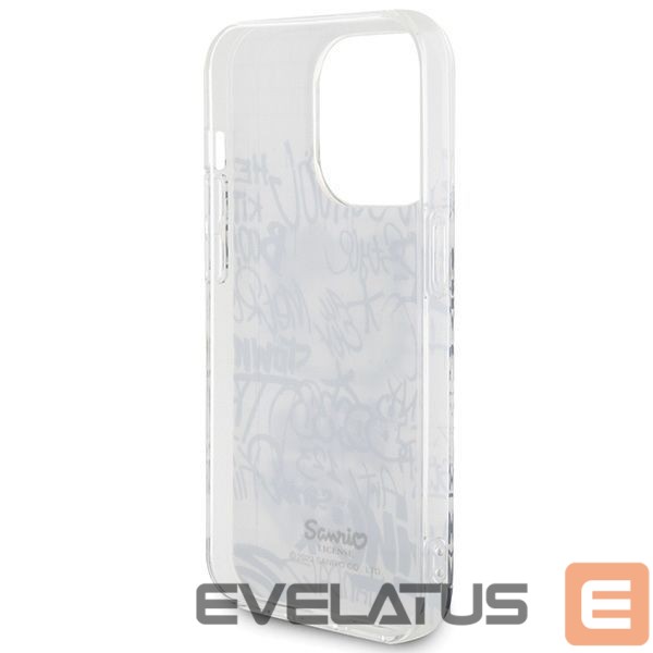 Чехол на заднюю панель Hello Kitty Hello Kitty IML Kitty On Bricks Graffiti case for iPhone 14 Pro - white