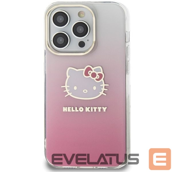 Чехол на заднюю панель Hello Kitty Hello Kitty IML Gradient Electrop Kitty Head case for iPhone 14 Pro Max - pink