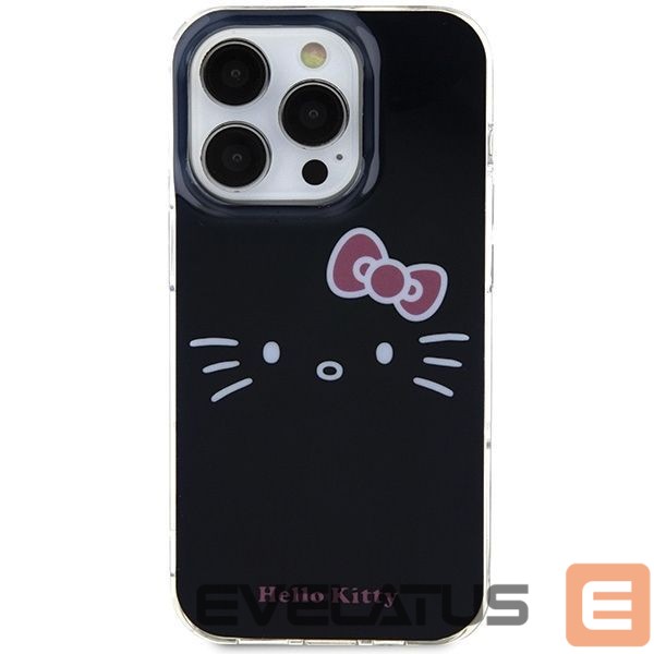 Чехол на заднюю панель Hello Kitty Hello Kitty IML Kitty Face case for iPhone 15 Pro - black