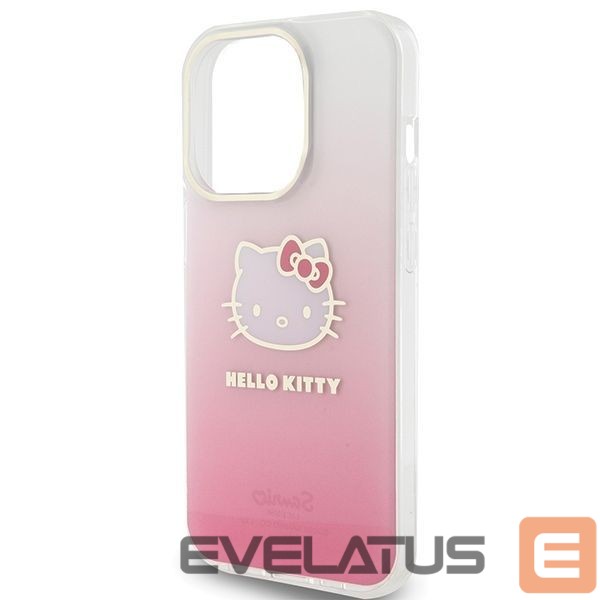 Чехол на заднюю панель Hello Kitty Hello Kitty IML Gradient Electrop Kitty Head case for iPhone 15 Pro Max - pink