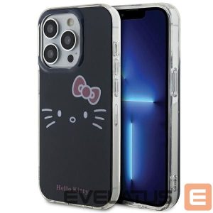 Чехол на заднюю панель Hello Kitty  Hello Kitty IML Kitty Face case for iPhone 15 Pro Max - black 