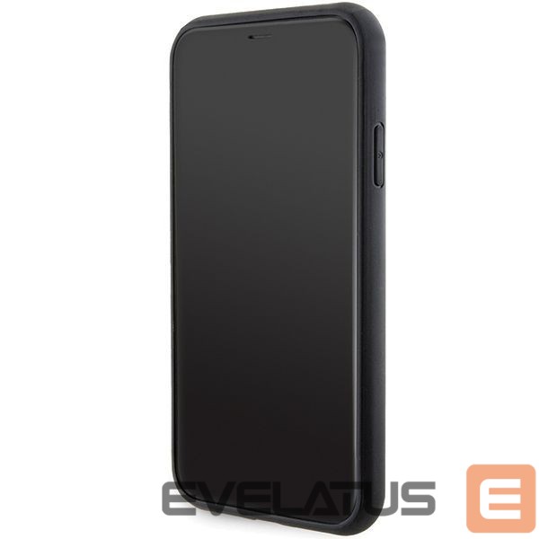 Чехол на заднюю панель Karl Lagerfeld Karl Lagerfeld Gripstand Saffiano Karl&Choupette Pins case for iPhone 11 / Xr - black