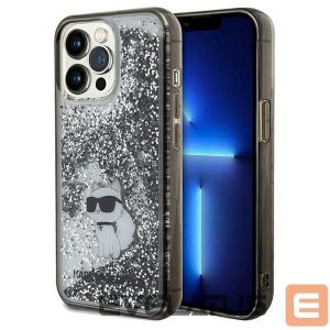 Чехол на заднюю панель Karl Lagerfeld  Karl Lagerfeld Liquid Glitter Choupette case for iPhone 13 Pro / 13 - transparent 