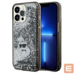 Чехол на заднюю панель Karl Lagerfeld  Karl Lagerfeld Liquid Glitter Choupette case for iPhone 13 Pro Max - transparent 