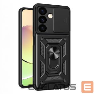 Другой аксессуар для телефона Hurtel  Hybrid Armor Camshield armored case for Samsung Galaxy S24 with camera cover - black 