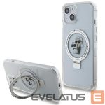 Чехол на заднюю панель Karl Lagerfeld  Karl Lagerfeld Ring Stand Karl&Choupette MagSafe case for iPhone 14 / 15 / 13 - white 