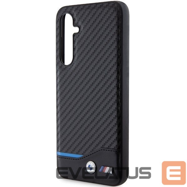 Чехол на заднюю панель BMW BMW BMHCS23FE22NBCK S23 FE S711 black/black Leather Carbon