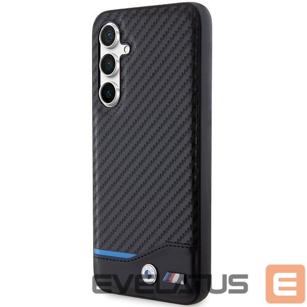 Чехол на заднюю панель BMW BMW BMHCS23FE22NBCK S23 FE S711 black/black Leather Carbon