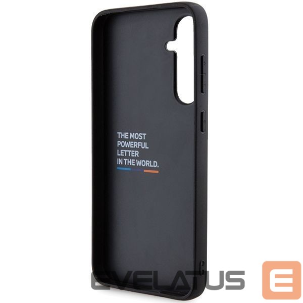 Чехол на заднюю панель BMW BMW BMHCS23FE22NBCK S23 FE S711 black/black Leather Carbon