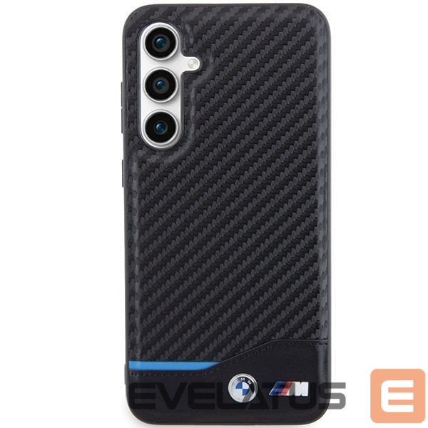 Чехол на заднюю панель BMW BMW BMHCS23FE22NBCK S23 FE S711 black/black Leather Carbon