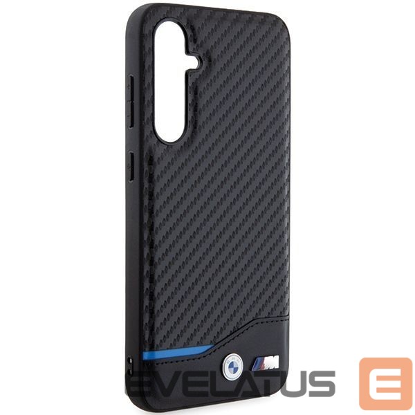 Чехол на заднюю панель BMW BMW BMHCS23FE22NBCK S23 FE S711 black/black Leather Carbon