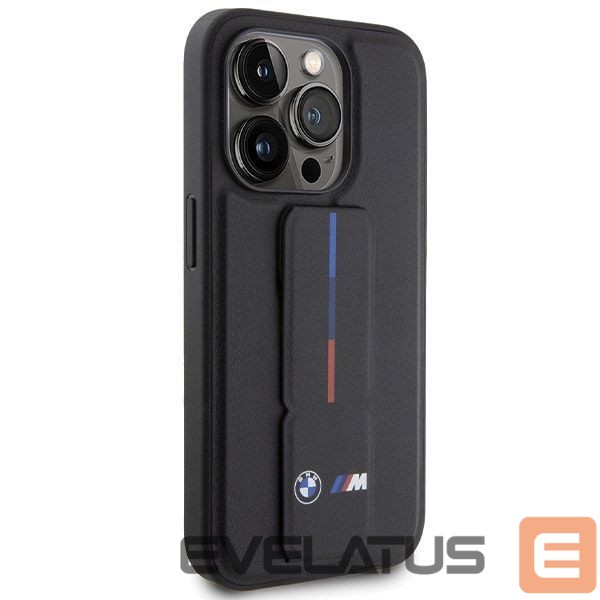 Чехол на заднюю панель BMW BMW Grip Hot Stamp case for iPhone 15 Pro Max - black