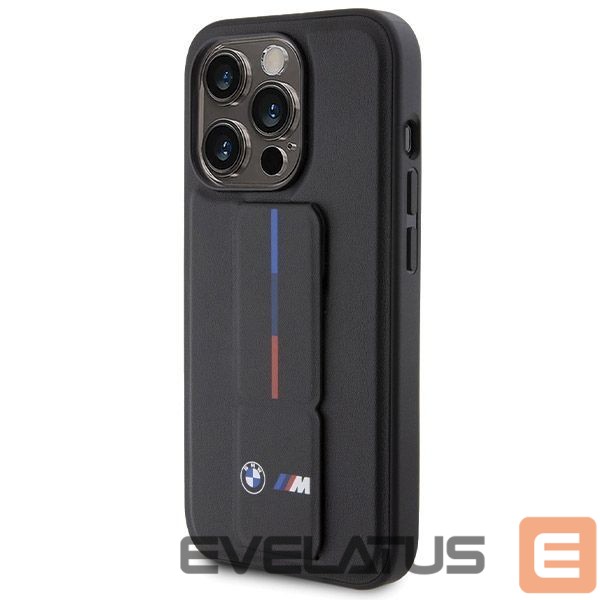 Чехол на заднюю панель BMW BMW Grip Hot Stamp case for iPhone 15 Pro Max - black