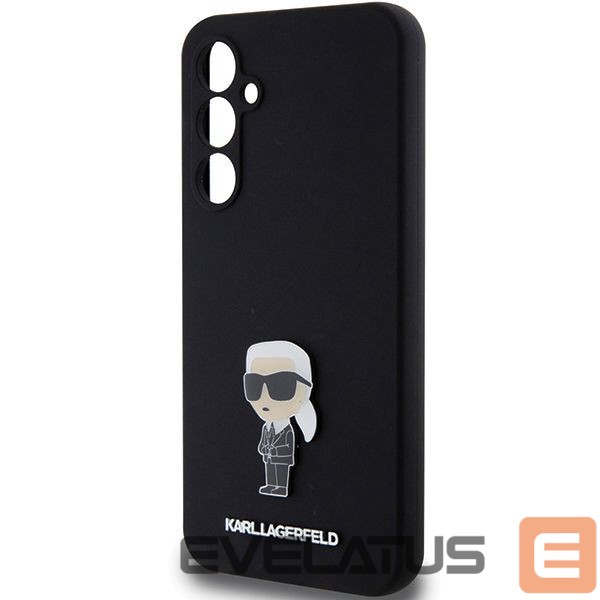 Чехол на заднюю панель Karl Lagerfeld Karl Lagerfeld Silicone Ikonik Metal Pin case for Samsung Galaxy S23 FE - black