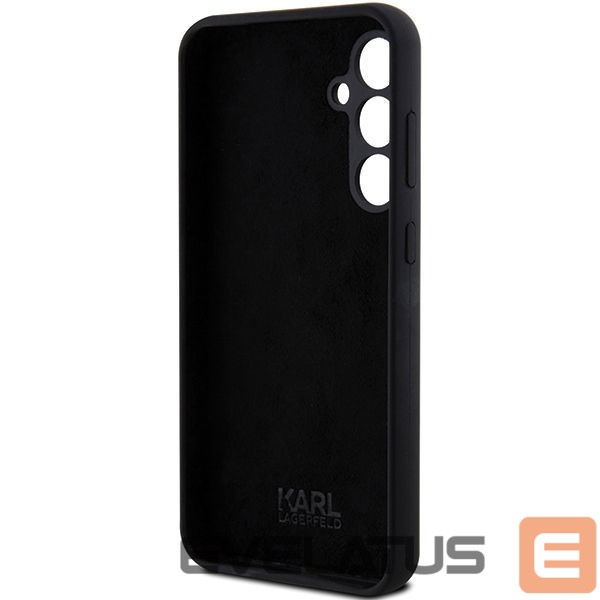 Чехол на заднюю панель Karl Lagerfeld Karl Lagerfeld Silicone Ikonik Metal Pin case for Samsung Galaxy S23 FE - black