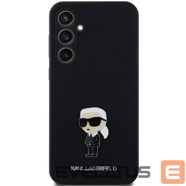 Чехол на заднюю панель Karl Lagerfeld Karl Lagerfeld Silicone Ikonik Metal Pin case for Samsung Galaxy S23 FE - black