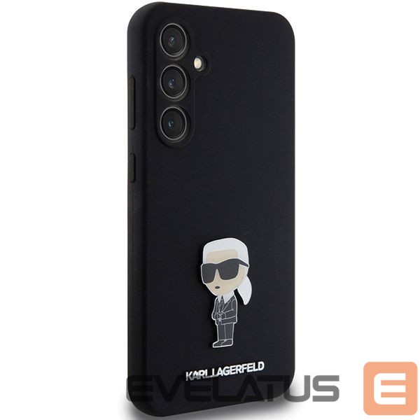 Чехол на заднюю панель Karl Lagerfeld Karl Lagerfeld Silicone Ikonik Metal Pin case for Samsung Galaxy S23 FE - black