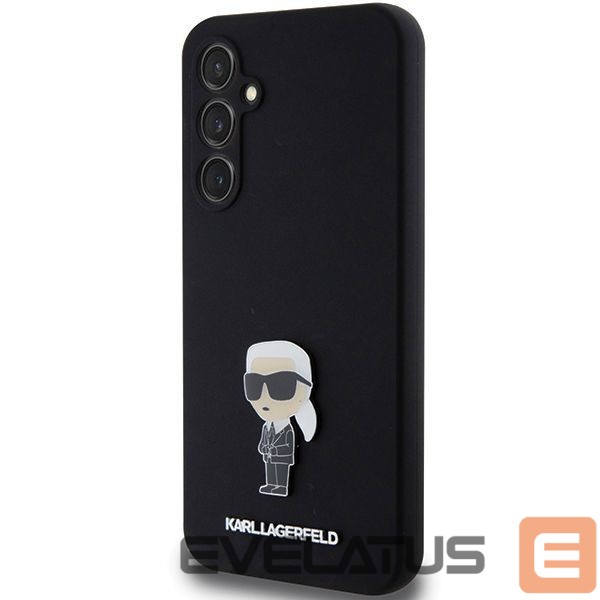 Чехол на заднюю панель Karl Lagerfeld Karl Lagerfeld Silicone Ikonik Metal Pin case for Samsung Galaxy S23 FE - black