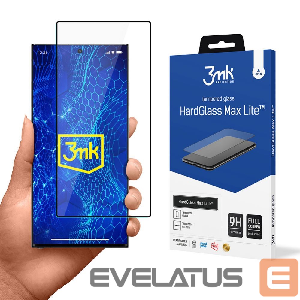 Другой аксессуар для телефона 3MK 9H 3mk HardGlass Max Lite glass for Samsung Galaxy S24 Ultra