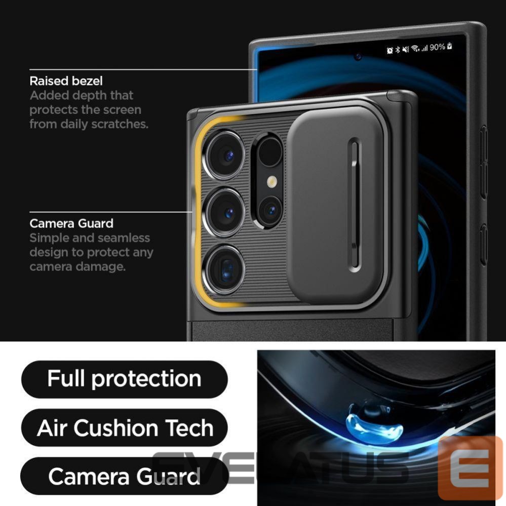Другой аксессуар для телефона Spigen Spigen Optik Armor Case for Samsung Galaxy S24 Ultra - Black