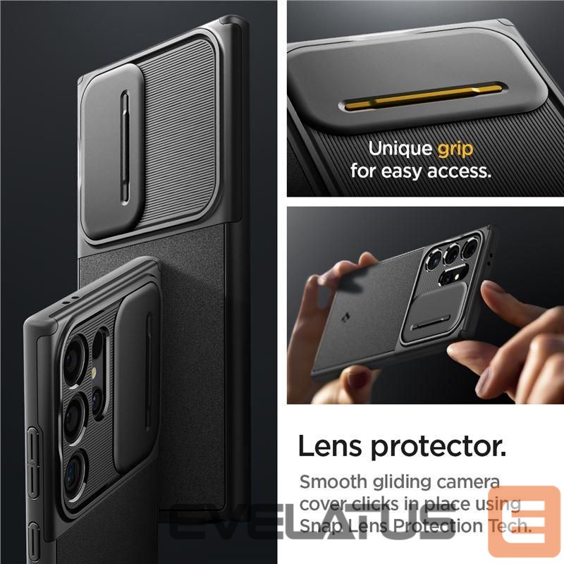 Другой аксессуар для телефона Spigen Spigen Optik Armor Case for Samsung Galaxy S24 Ultra - Black