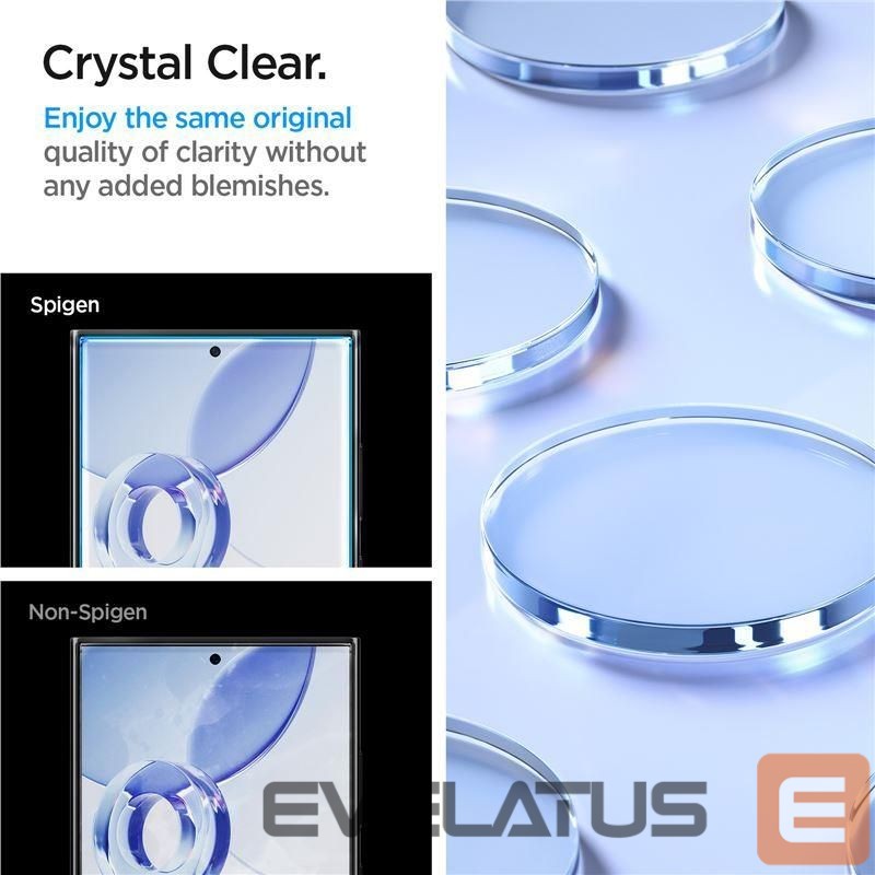 Другой аксессуар для телефона Spigen Spigen Glas.tR EZ Fit Tempered Glass for Samsung Galaxy S24 Ultra - 2 pcs.