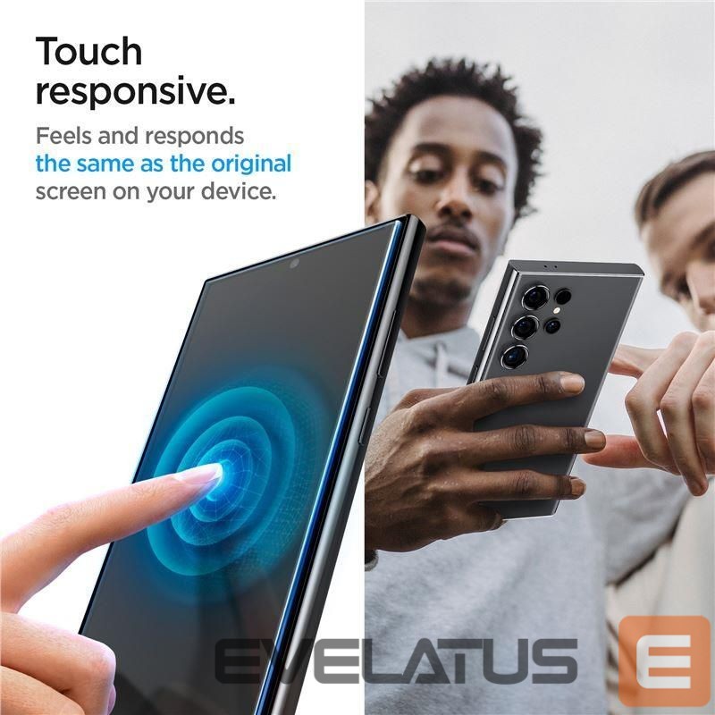 Другой аксессуар для телефона Spigen Spigen Glas.tR EZ Fit Tempered Glass for Samsung Galaxy S24 Ultra - 2 pcs.