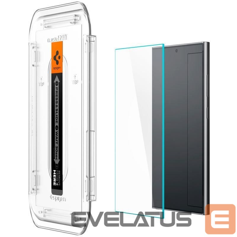 Другой аксессуар для телефона Spigen Spigen Glas.tR EZ Fit Tempered Glass for Samsung Galaxy S24 Ultra - 2 pcs.