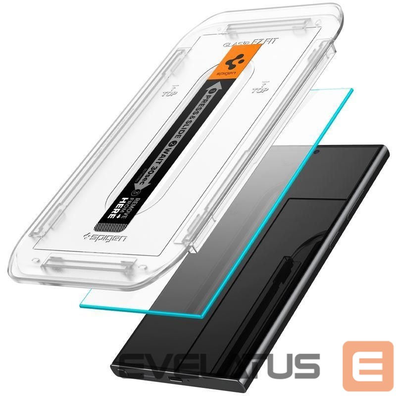 Другой аксессуар для телефона Spigen Spigen Glas.tR EZ Fit Tempered Glass for Samsung Galaxy S24 Ultra - 2 pcs.