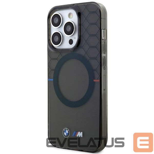 Чехол на заднюю панель BMW BMW Pattern MagSafe case for iPhone 13 Pro Max - gray