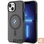 Чехол на заднюю панель BMW  BMW IML Signature MagSafe case for iPhone 15 Plus / 14 Plus - black 