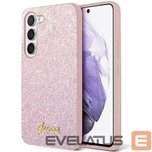 Другой аксессуар для телефона Guess  Guess Glitter Script case for Samsung Galaxy S24 - pink