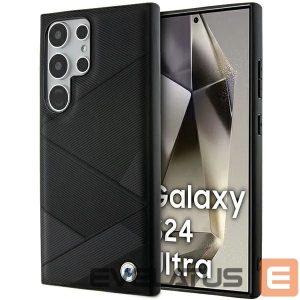 Другой аксессуар для телефона BMW  BMW BMHCS24L23RCGPK S24 Ultra S928 black/black hardcase Signature Leather Crossing Lines Pattern 