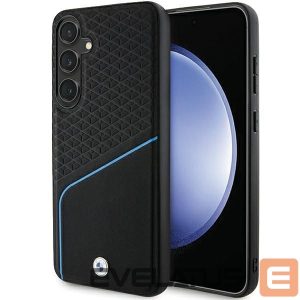 Другой аксессуар для телефона BMW  BMW BMHMS24M23RDCLK S24+ S926 black/black hardcase Signature Leather Textured & Line MagSafe 
