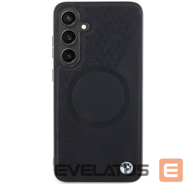 Другой аксессуар для телефона BMW BMW BMHMS24M23RTPK S24+ S926 black/black hardcase Signature Leather Half Textured & Circle MagSafe