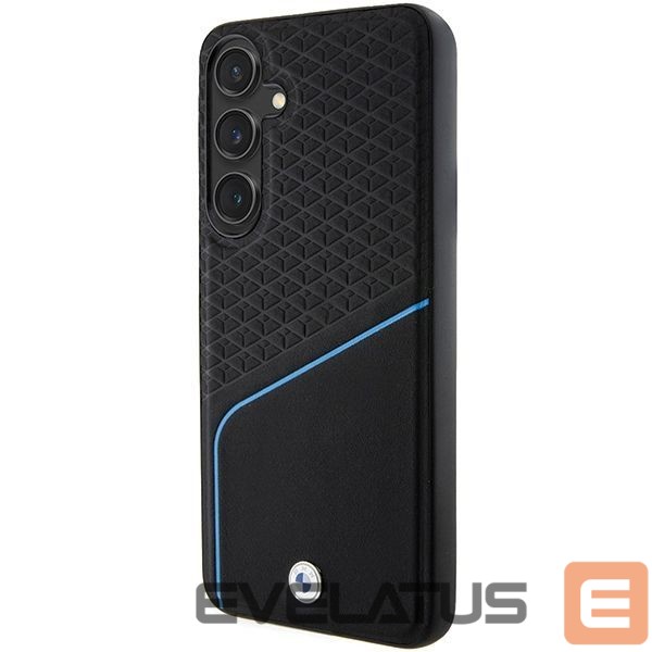 Другой аксессуар для телефона BMW BMW BMHMS24S23RDCLK S24 S921 black/black hardcase Signature Leather Textured & Line MagSafe