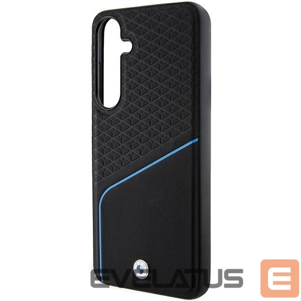 Другой аксессуар для телефона BMW BMW BMHMS24S23RDCLK S24 S921 black/black hardcase Signature Leather Textured & Line MagSafe
