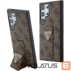 Другой аксессуар для телефона Guess  Guess Grip Stand 4G Triangle Strass Case for Samsung Galaxy S24 Ultra - Brown 