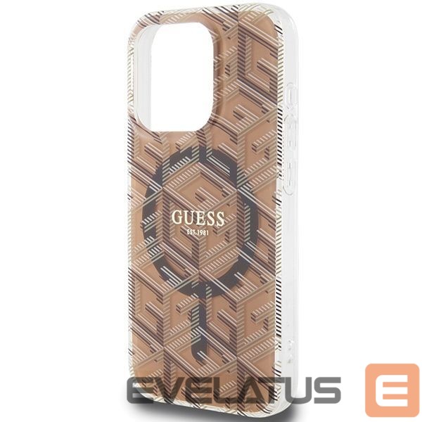 Чехол на заднюю панель Guess Brown