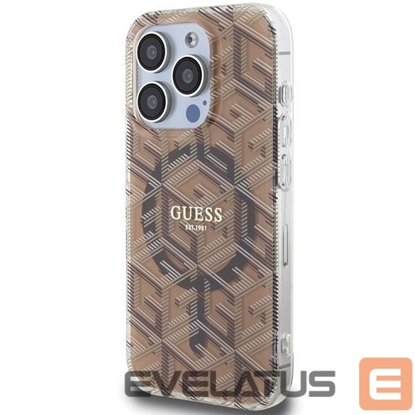 Чехол на заднюю панель Guess Brown