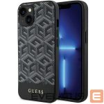 Чехол на заднюю панель Guess  Guess GCube Stripes MagSafe case for iPhone 15 / 14 / 13 - black