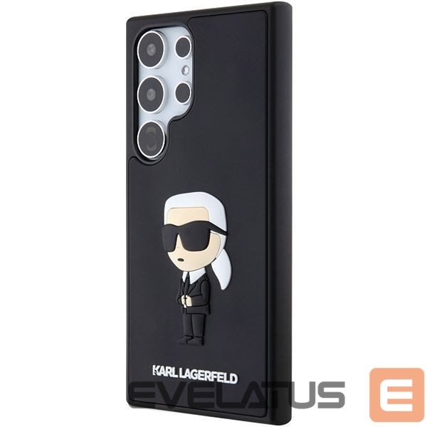 Другой аксессуар для телефона Karl Lagerfeld Karl Lagerfeld 3D Rubber Ikonik Case for Samsung Galaxy S24 Ultra - Black