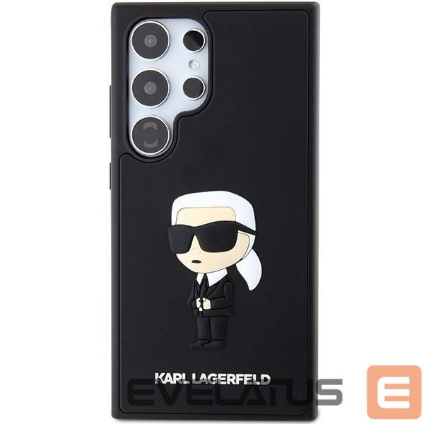 Другой аксессуар для телефона Karl Lagerfeld Karl Lagerfeld 3D Rubber Ikonik Case for Samsung Galaxy S24 Ultra - Black